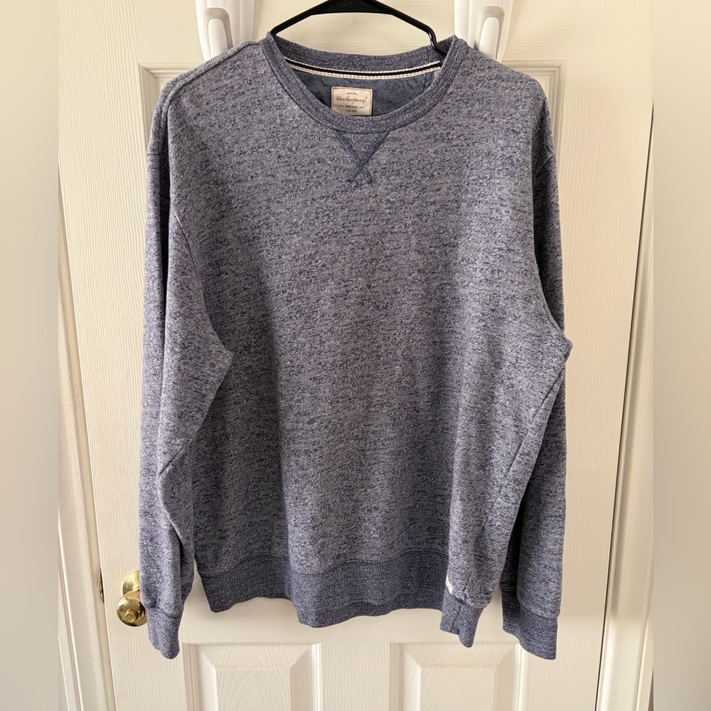 Weatherproof Men's Crewneck Sweater‎ in Heather Blue